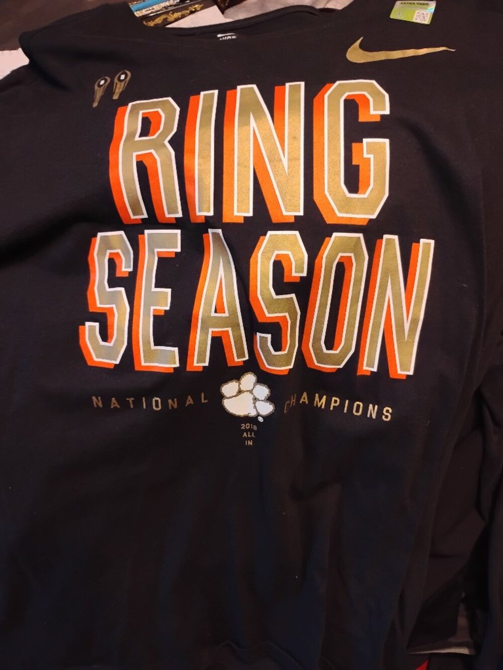 Clemson RING SEASON 2018 National Championship long sleeve